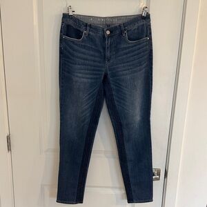 White House Black Market Dark Blue Boyfriend Jeans
